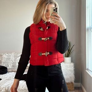 Arizona jeans red puffer vest